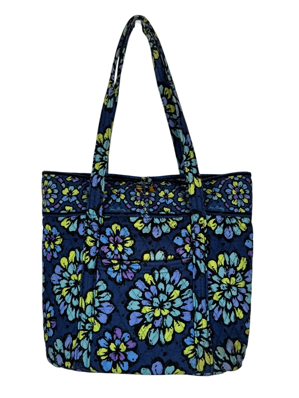 Vera Bradley Tote Bag in Indigo Pop (Retired)
